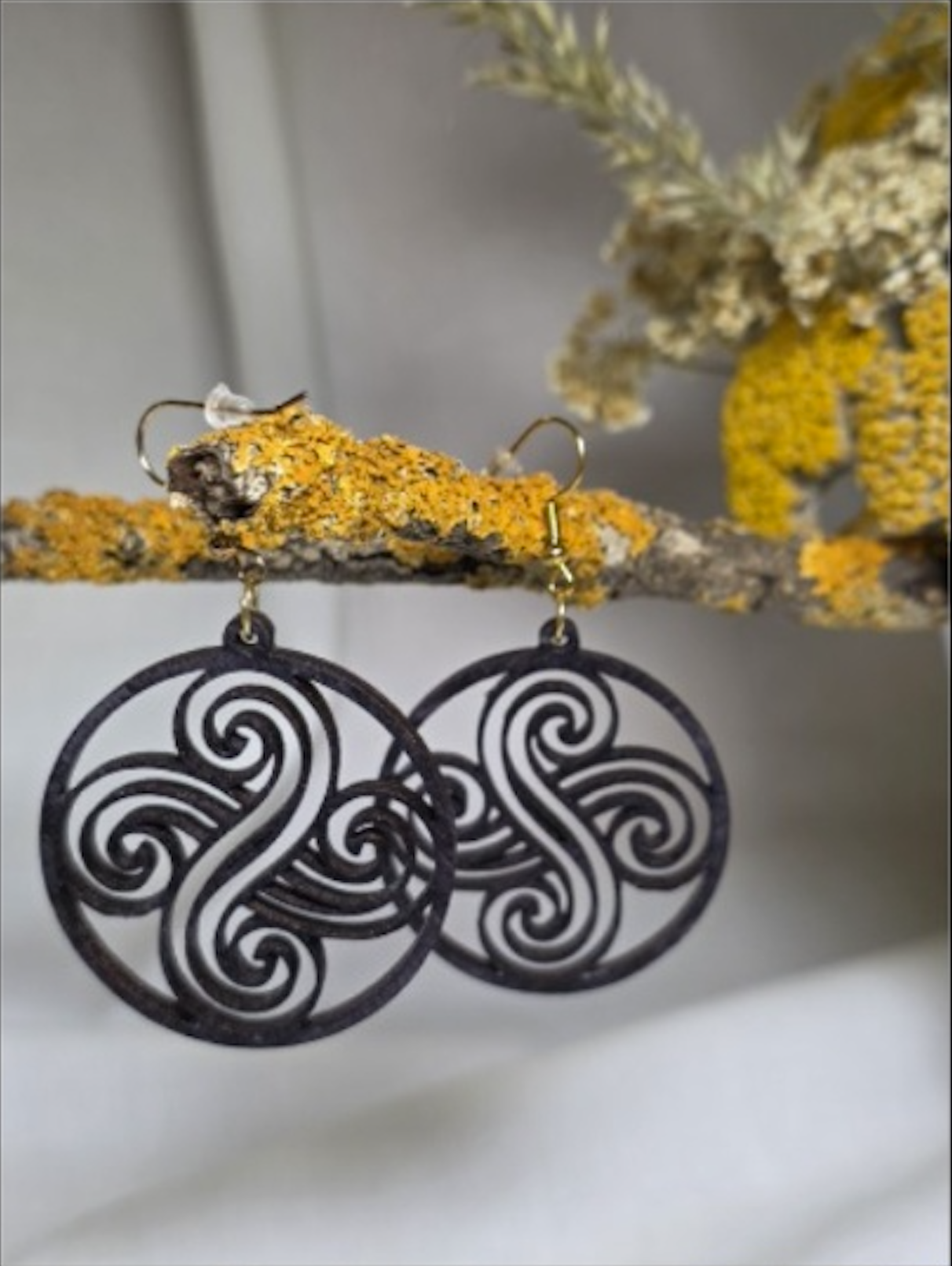 Earrings Model 7 handcrafted bag