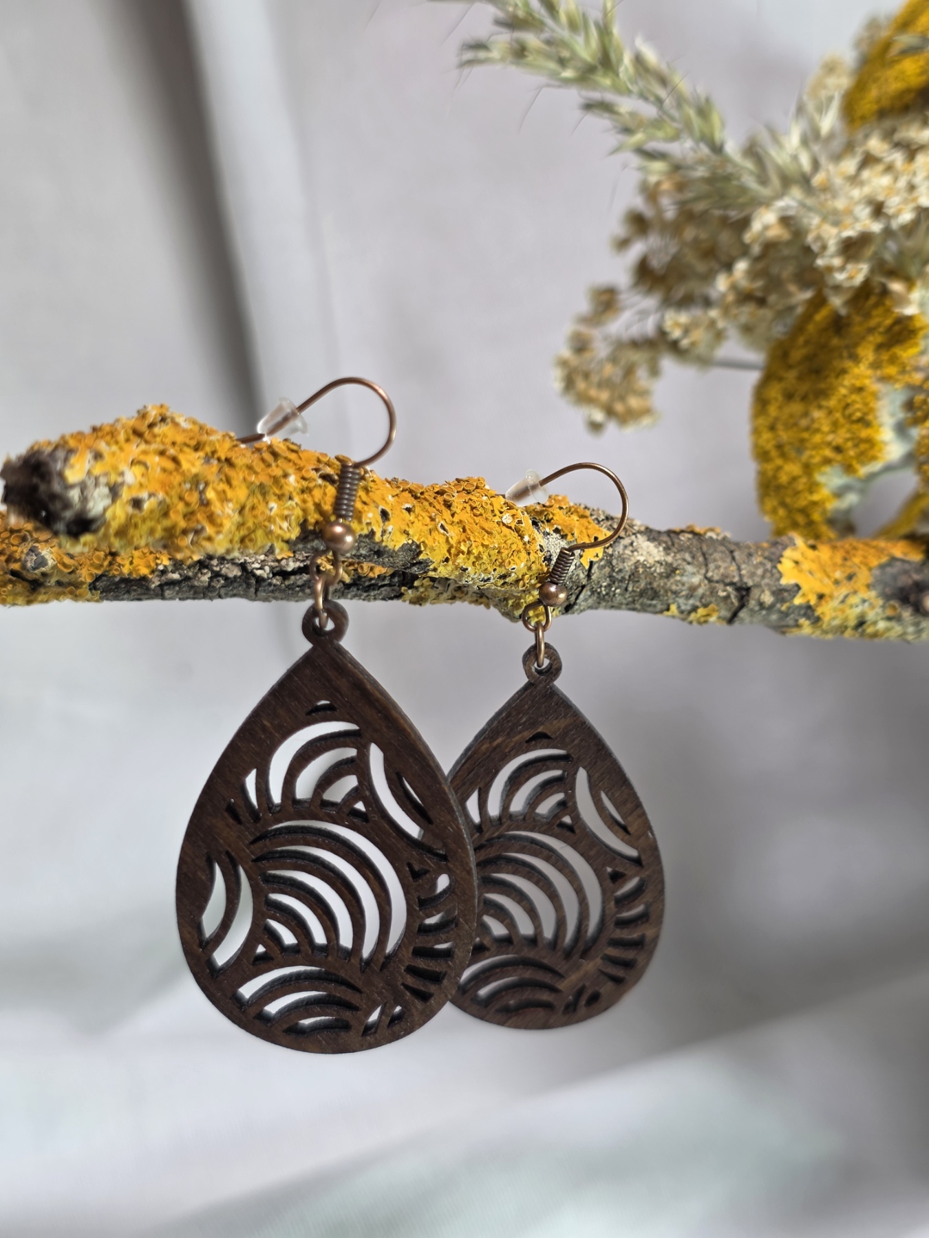 Earrings Model 10 handcrafted bag