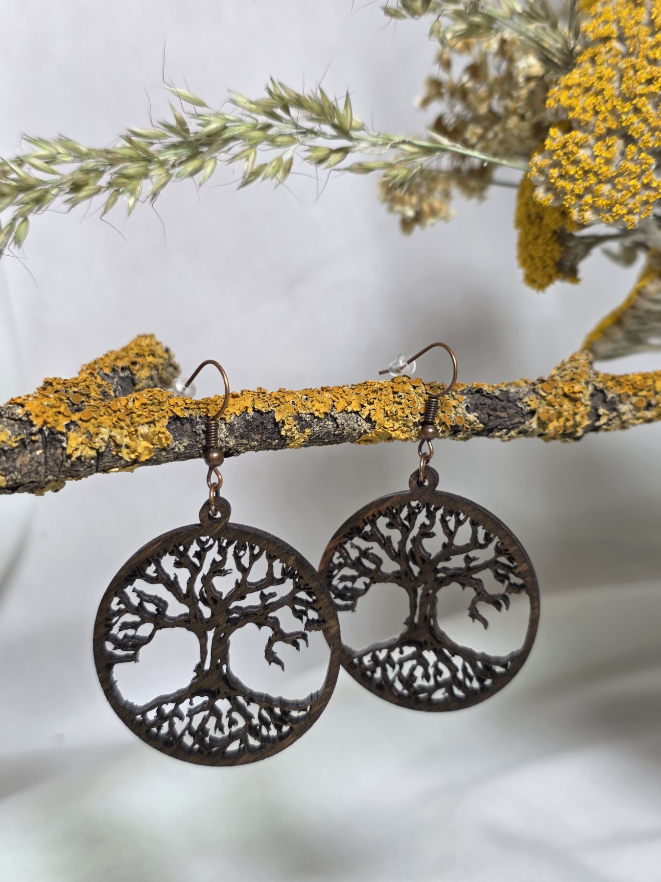 Earrings Model 12 handcrafted bag